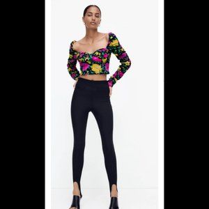 Zara Floral Printed Top